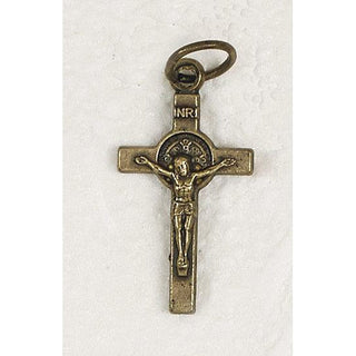 Bulk 3/4 inch Brass St. Benedict Cross