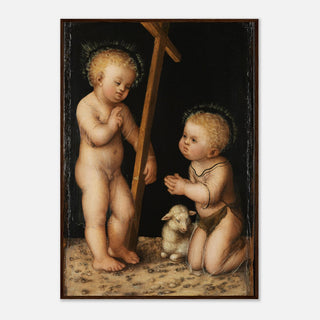 Christ Child and St. John with Lamb Framed Print - view 4