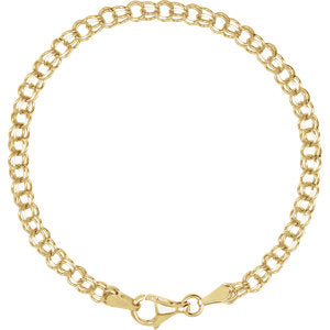 7-inch Link Charm Bracelet - 14K Yellow Gold
