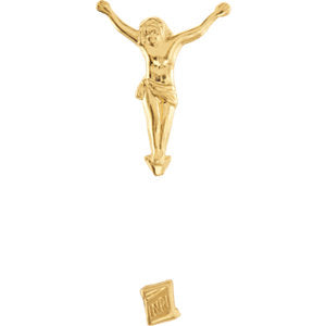 14K Gold 16.5x12.5 MM Corpus & Placard Components