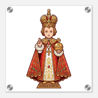 Infant Jesus of Prague Acrylic Wall Plaque - view 3