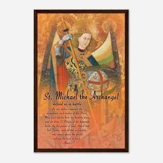 St. Michael the Archangel Prayer Framed Print - view 20