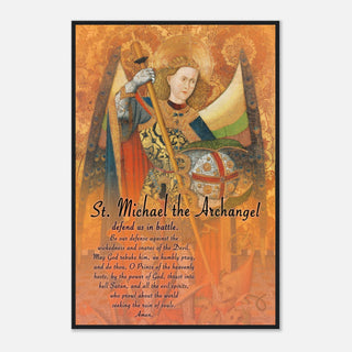 St. Michael the Archangel Prayer Framed Print - view 8