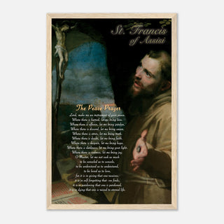 St. Francis Peace Prayer Framed Print