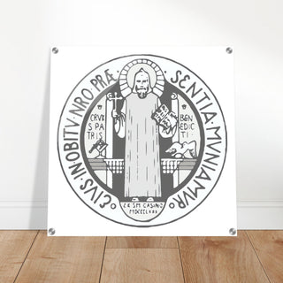 St. Benedict Medal Acrylic Wall Plaque - view 6