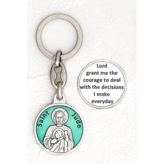 6-pack - Saint Jude Enamel Keyring