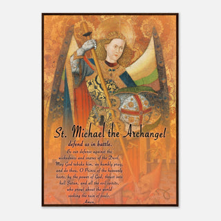 St. Michael the Archangel Prayer Framed Print - view 4