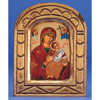 Greek Icon - Painted - Holy VIrgin Mary of Roses