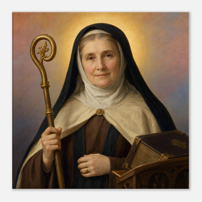 St. Bilhildis - Devotional Canvas