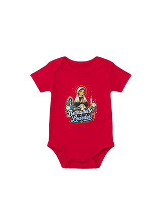 St. Bernadette of Lourdes Baby Onesie - view 3