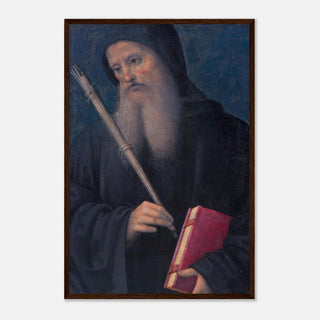 St. Benedict Portrait Framed Print - view 23