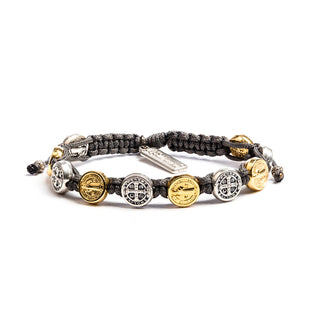 Benedictine Blessing Bracelet Slate - Mixed Medals