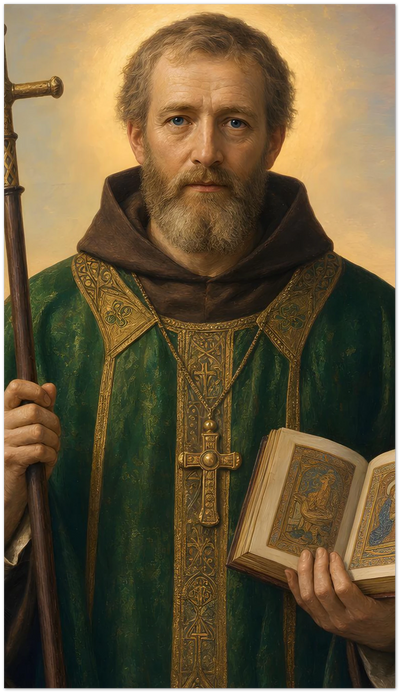 St. Cuthbert Holy Cards