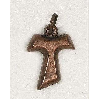 Bulk Tau Brass Tone Bracelet Cross