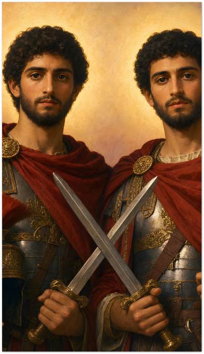 St. Sergius and St. Bacchus Holy Cards