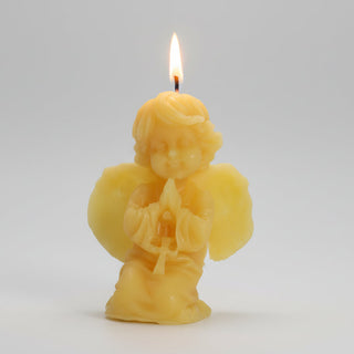 Praying Angel Pure Beeswax Catholic Prayer Candle