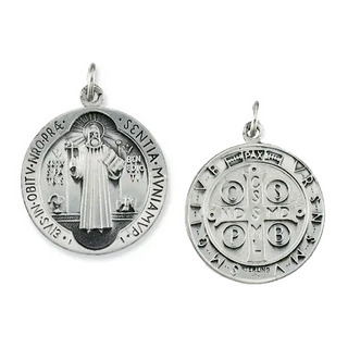 Sterling Silver St. Benedict Pendant