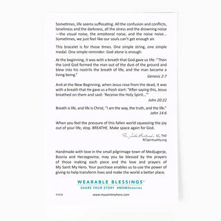 Blessing Bracelets Breathe Mint - Gold Metal