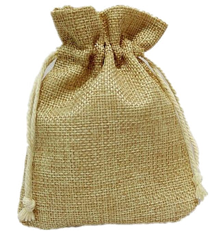 Classic Burlap Rosary Pouch