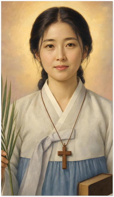 St. Barbara Ko Sun-i Holy Cards
