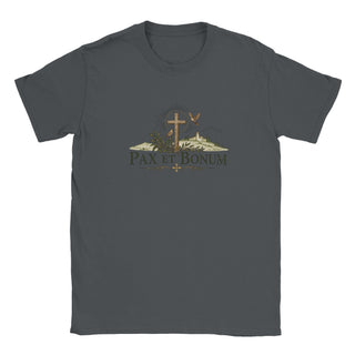 St. Francis of Assisi Pax et Bonum Wooden Cross T-Shirt - view 4