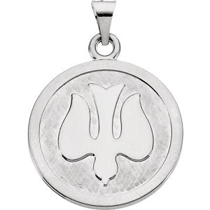 Sterling Silver 23 MM Holy Spirit (Dove) Medal