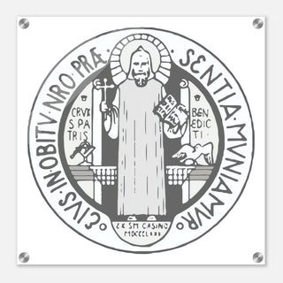 St. Benedict Medal Acrylic Wall Plaque - view 2