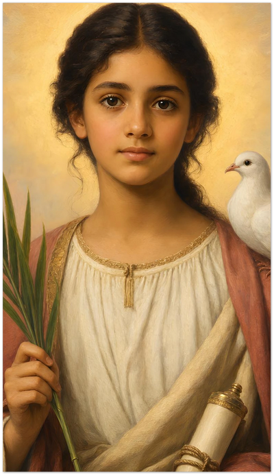 St. Eulalia of Mérida Holy Cards