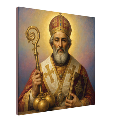 St. Nicholas of Myra - Devotional Canvas