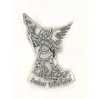 3-pack - Saint Michael Silhouette Visor Clip