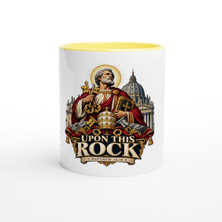 Upon This Rock Color Mug