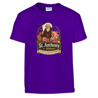 St. Anthony the Abbot 'Patron Saint of Bacon' Kids T-Shirt - view 9