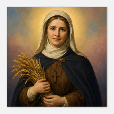 St. Amalberga of Maubeuge - Devotional Canvas