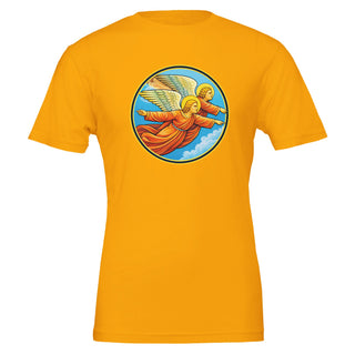 Two Flying Angels Medallion T-Shirt - view 5