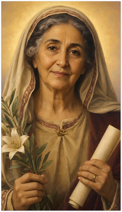 St. Nonna of Nazianzus Holy Cards