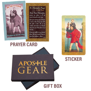St. Christopher Patron Saint of Travel Gift Set