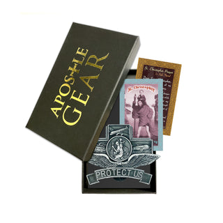 Saint Christopher Visor Clip
