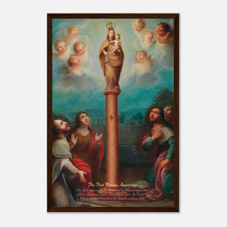 Our Lady Appearing to St. James Framed Print - view 20