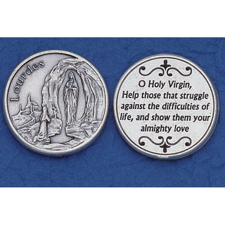 Bulk Italian Token - Lady of Lourdes