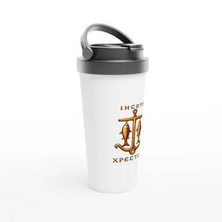 Anchor and Fish Gold Travel Mug - view 2