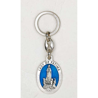 Our Lady of Fatima Oval Keychain - 6-Pack