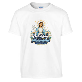 Our Lady of Medjugorje Kids T-Shirt