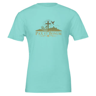 'Pax et Bonum' Franciscan T-Shirt - view 2