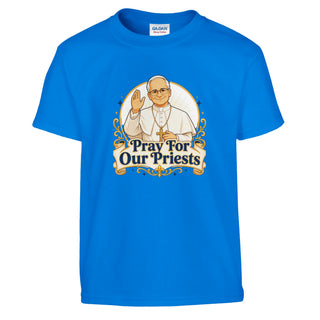 Pray for Our Priests Pope Francis Kids T-Shirt - view 11