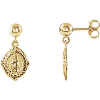 14K Gold Miraculous Earrings