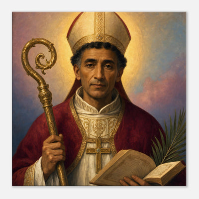 St. Fulgentius of Ruspe - Devotional Canvas