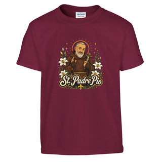 St. Padre Pio Kids T-Shirt - view 7