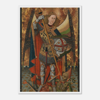 St. Michael the Archangel Gilded Framed Print - view 5