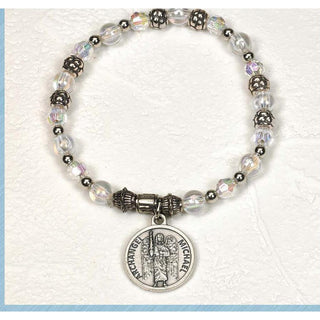 4-pack - Archangel Michael - Italian Charm Bracelet
