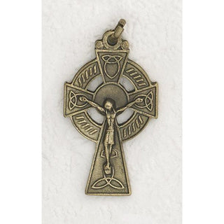 Bulk Brass Tone Deluxe Celtic Cross